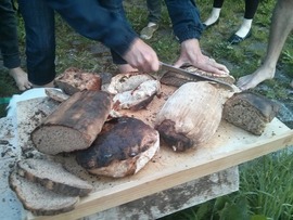 Selbstgebackenes Brot