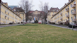 Der Huttenplatz vor der Umgestaltung