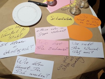 Gruppenvorstellungen als World Café zum Februar-Plenum 